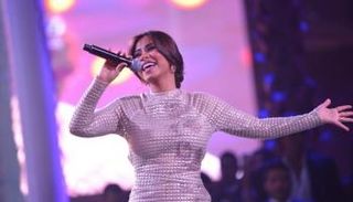 شيرين أحيت حفل افتتاح القناة