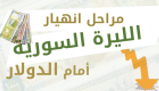 إنفوجراف.. مراحل انهيار الليرة السورية أمام الدولار