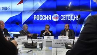 جانب من اجتماع الفصائل الفسطينية فى موسكو