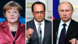 بوتين وميركل وهولاند يبحثون هاتفيا وضع أوكرانيا وسوريا