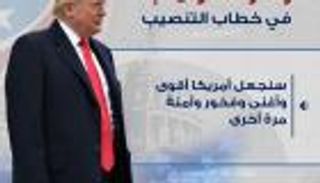 إنفوجراف.. وعود ترامب في خطاب التنصيب