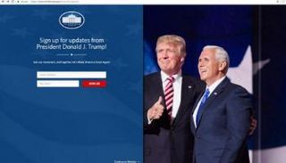 صورة موقع البيت الأبيض بعد تنصيب ترامب - أرشيفية 