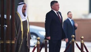 أمير الكويت والعاهل الأردني
