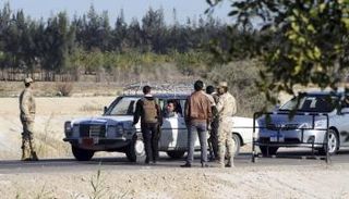 أحد الأكمنة الأمنية بسيناء 