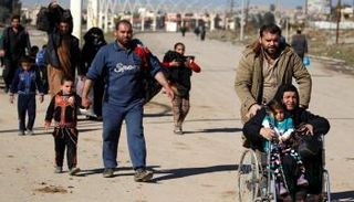 مدنيون فاورن من الموصل