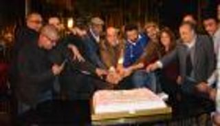 بالصور.. السقا يحتفل بأول يوم لـ"الحصان الأسود"