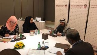 من مؤتمر لوكالة الإمارات للفضاء