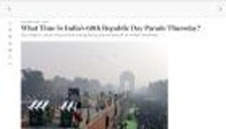 وسائل إعلام أمريكية تبرز احتفالات الهند بحضور الشيخ محمد بن زايد