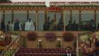 بالصور.. محمد بن زايد يشهد احتفال الهند بيوم الجمهورية