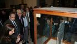 بالصور.. المتحف المصري يستقبل معرض "مصر مهد الأديان"