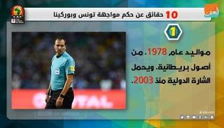 حكم مباراة تونس وبوركينا