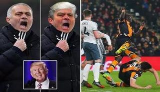 مورينيو تقمص شخصية ترامب