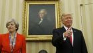 بالصور.. تيريزا ماي في البيت الأبيض للقاء ترامب