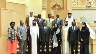 أمل القبيسي مع وفد برلمان بوروندي