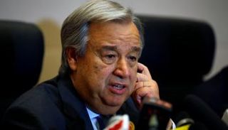 أول تعليق لجوتيريس على حظر ترامب