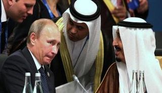 الملك سلمان وفلاديمير بوتين - أرشيفية
