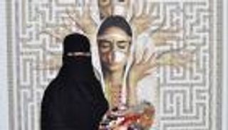 فنانة تشكيلية سعودية تحتفي بقيادة المرأة للسيارة بريشتها