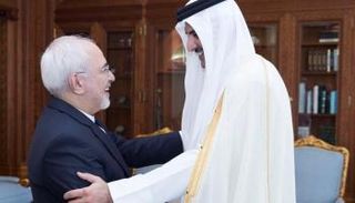 تميم يستقبل وزير خارجية إيران