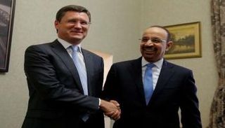 وزيرا الطاقة الروسي والسعودي-أرشيف 