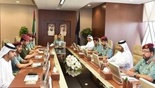 اجتماع قطاع الدفاع المدني الإماراتي