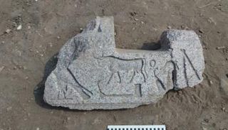 من البقايا الأثرية المكتشفة