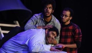 من مسرحية "ليس إلا"- أرشيفية