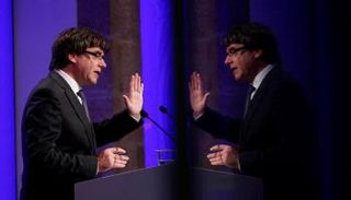 كارلس بودجمون زعيم إقليم كتالونيا في إسبانيا