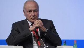 أأحمد أبو الغيط أمين عام الجامعة العربية (أ.ف.ب)