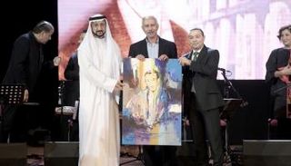 جانب من احتفالية ذكرى ميلاد الشاعر العراقي بدر شاكر السياب