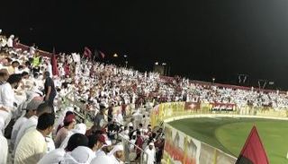 ملعب زعبيل كامل العدد في لقاء الوصل والوحدة