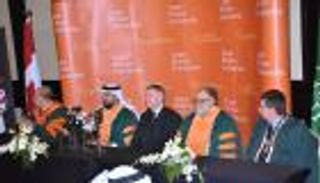 بالصور.. جامعة كندية تمنح الجسمي والفخراني الدكتوراه الفخرية