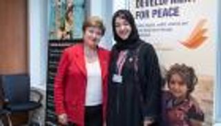 ريم الهاشمي تلتقي الرئيس التنفيذي للبنك الدولي