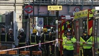 الشرطة في موقع تفجير مترو لندن- أرشيفية