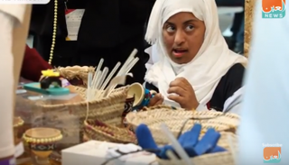 صورة من جناح مؤسسة زايد العليا للرعاية الإنسانية وذوي الاحتياجات