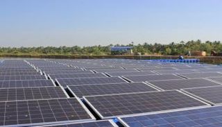 أكبر محطة للطاقة الشمسية العائمة في الهند جاهزة