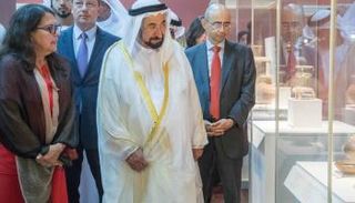 حاكم الشارقة في افتتاح المعرض