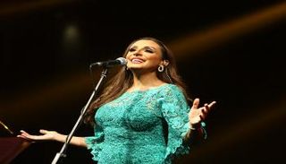 أنغام خلال الحفل (تصوير : هاني عبد ربه)