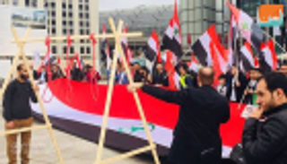 بالصور.. مظاهرات الأكراد والأحواز بألمانيا تعلق المشانق لقادة إيران