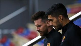 ميسي وسواريز خارج حسابات برشلونة في الكأس