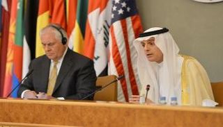 وزير الخارجية السعودي عادل الجبير ونظيره الأمريكي