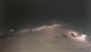 جانب من جثث قتلى الإرهابيين في معركة الواحات بمصر