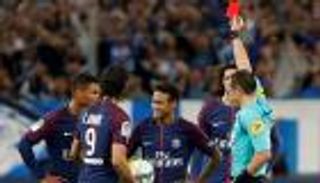 شاهد: نيمار يتلقى أول طرد مع باريس بسبب العنف