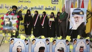 مليشيا الحشد الشعبي تحتفي بدور خامنئي في العراق