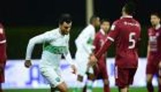 احتراق سيارة الحكم المساعد للقاء الفيصلي وأهلي جدة