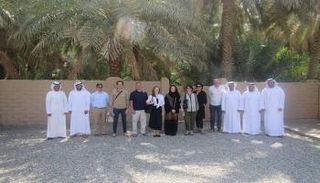 وفد من معهد سميثسونيان وممثل سفارة دولة الإمارات في واشنطن