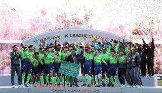 تشونبوك يتوج بطلا للدوري الكوري الجنوبي 