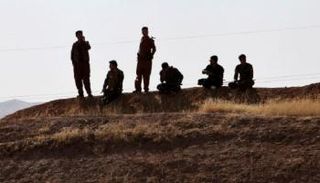 عناصر من قوات البشمركة تترقب - أرشيفية