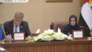 أمل القبيسي تؤكد عمق علاقات الإمارات والاتحاد الأوروبي