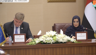 أمل القبيسي ورئيس لجنة الصداقة الإماراتية الأوروبية