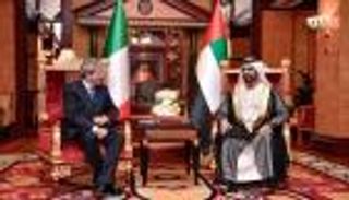 محمد بن راشد يستقبل رئيس وزراء إيطاليا